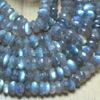 16 inches - top grade - high quality - super sprakle - full flashy amazing fire - labradorite - micro faceted - rondell beads - size approx 7 - 6 mm really high quality